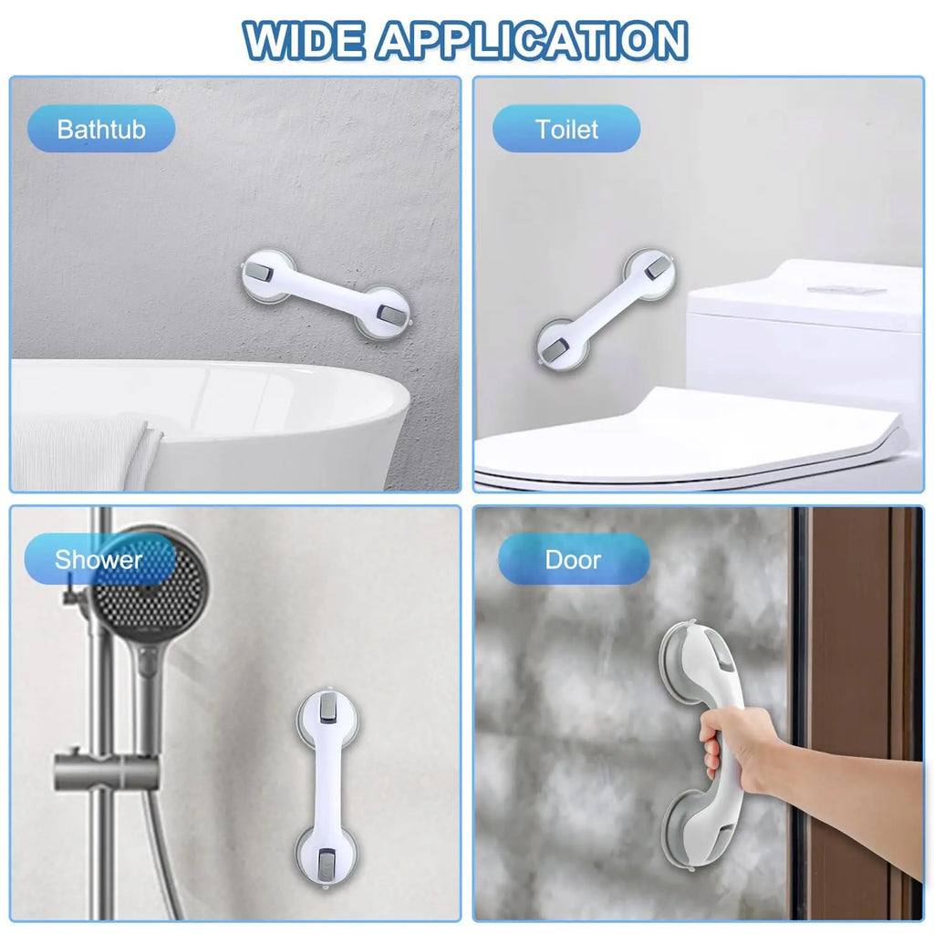 Shower Handle Grab Bars For Bathroom Shower Handle With Suction Cup Grip Grab In Bathroom Bath Handle Grab Bars Safety Grab Bar
