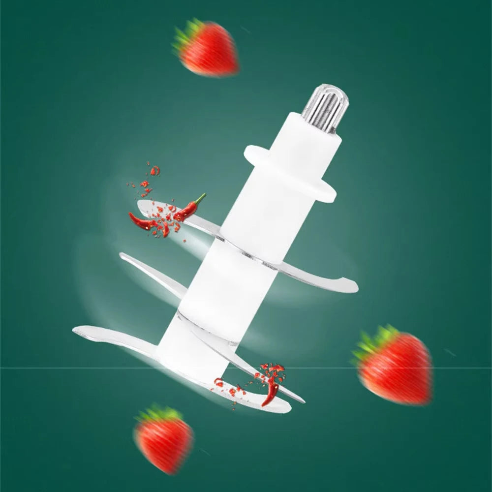 Electric Meats Grinder capacity 0.6L Stainless Steel Mixer Machine Multi-function Home Cooking Machine Food Processors