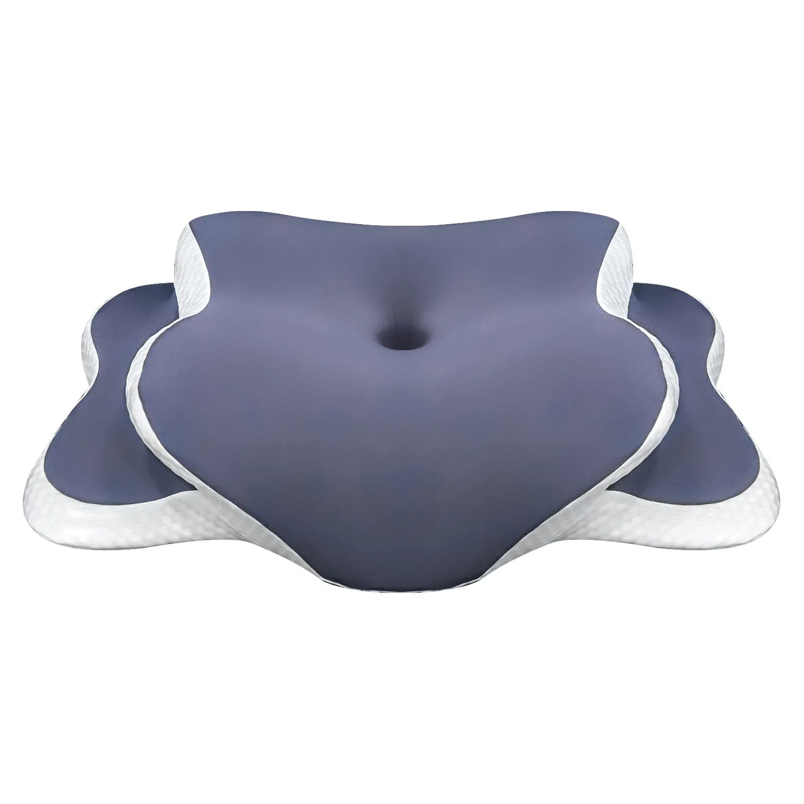 Contoured Memory Foam Cervical Pillow Orthopedic Neck Support Relieve Neck Pain for Side Back Stomach Sleepers Ideal Gift