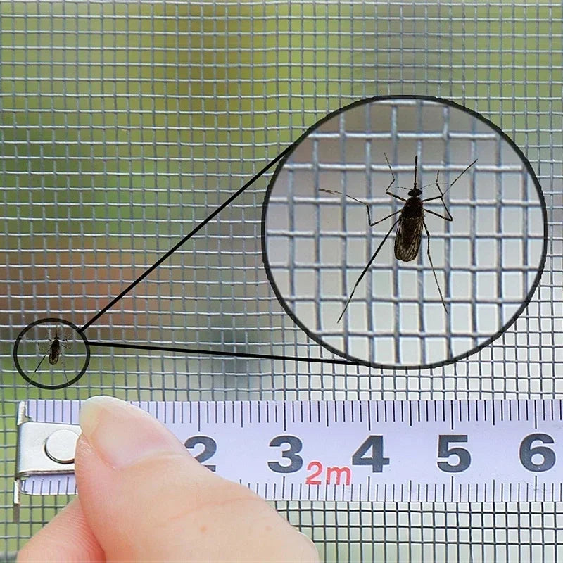 Self-adhesive and reusable mosquito nets for windows, anti-mosquito window screens, tulle, customizable in summer washable mesh